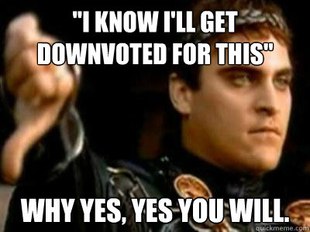 Downvoting Roman