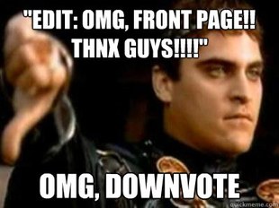 Downvoting Roman