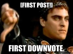 Downvoting Roman