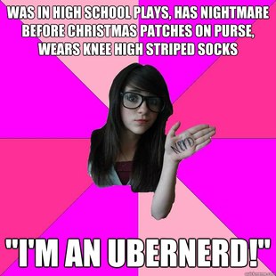 Idiot Nerd Girl