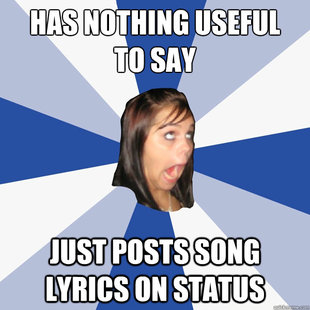 Annoying Facebook Girl