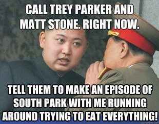 Hungry Kim Jong Un