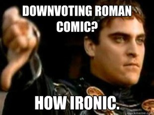 Downvoting Roman