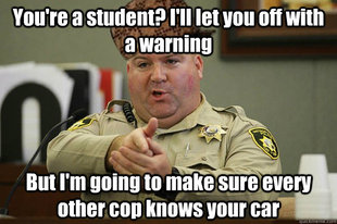 Good guy scumbag cop