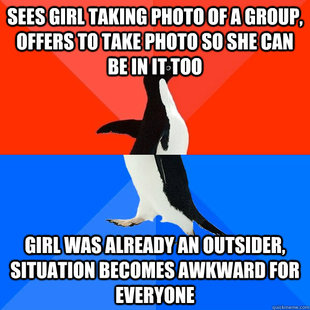 Socially Awesome Awkward Penguin