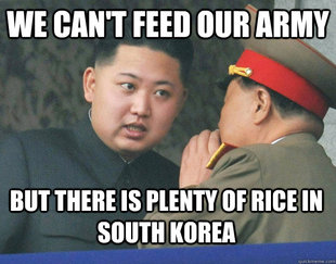 Hungry Kim Jong Un