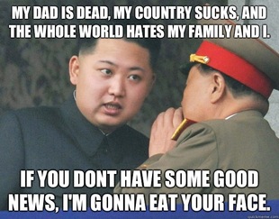 Hungry Kim Jong Un