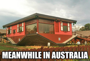 Upsidedown Australia