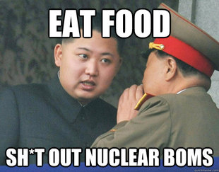 Hungry Kim Jong Un