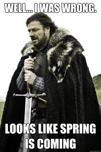 Winter is coming
