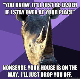 Sexually Oblivious Rhino