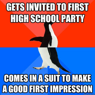 Socially Awesome Awkward Penguin
