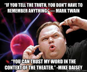 Lying Mike Daisey