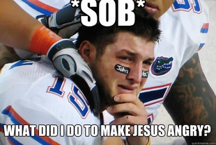 Crying Tim Tebow