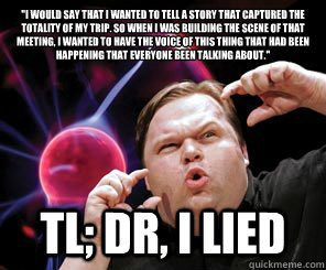 Lying Mike Daisey