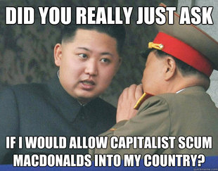 Hungry Kim Jong Un