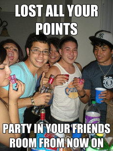 Awkward party picture