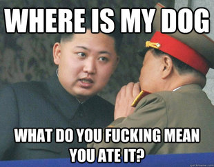 Hungry Kim Jong Un