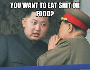 Hungry Kim Jong Un