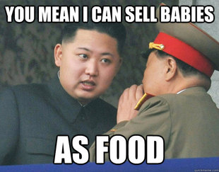 Hungry Kim Jong Un