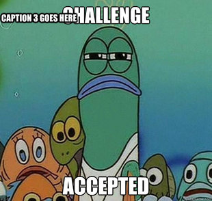 Serious fish SpongeBob