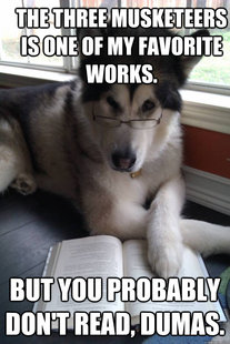 Condescending Literary Pun Dog