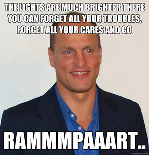 Scumbag Woody Harrelson