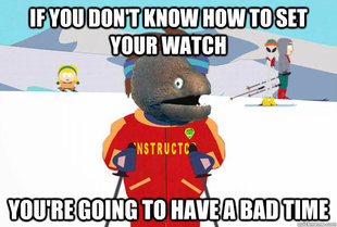 Bad Joke Ski Instructor Eel