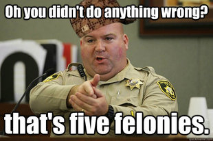 Good guy scumbag cop