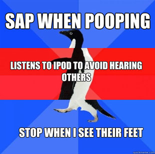 Socially Awkward Awesome Awkward Penguin