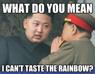 Hungry Kim Jong Un