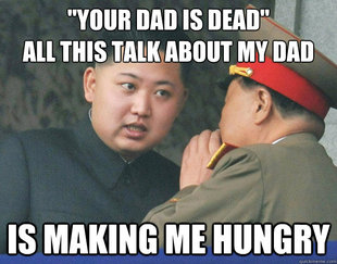 Hungry Kim Jong Un