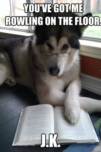 Condescending Literary Pun Dog