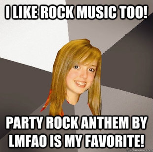 Musically Oblivious 8th Grader
