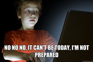 scared first day on the internet kid