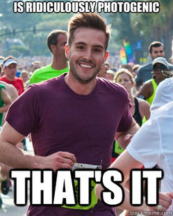 Ridiculously photogenic guy