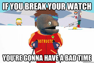 Bad Joke Ski Instructor Eel