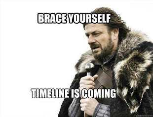BRACE YOURSELF TIMELINE POSTS
