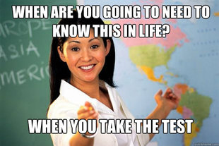 Unhelpful High School Teacher