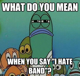 Serious fish SpongeBob