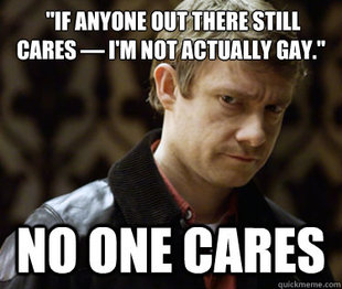 Defensively Heterosexual John Watson