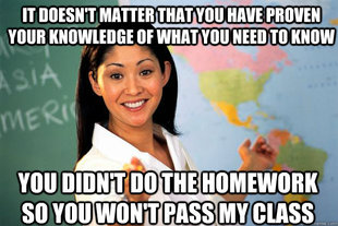 Unhelpful High School Teacher