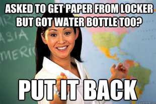 Unhelpful High School Teacher