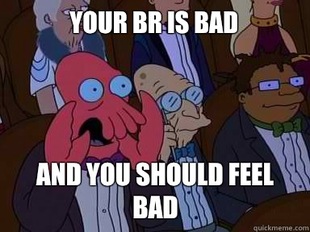 X is bad and you should feel bad