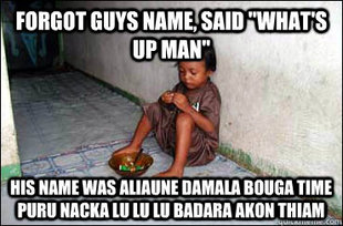Third World Problems