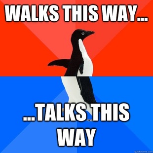 Socially Awesome Awkward Penguin