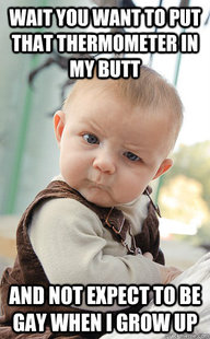 skeptical baby