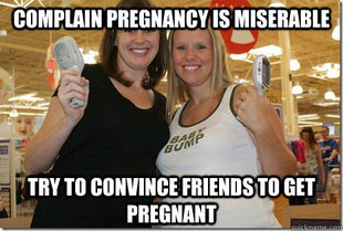 Smug Pregnant Ladies
