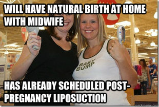 Smug Pregnant Ladies