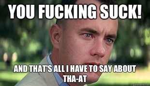 Offensive Forrest Gump